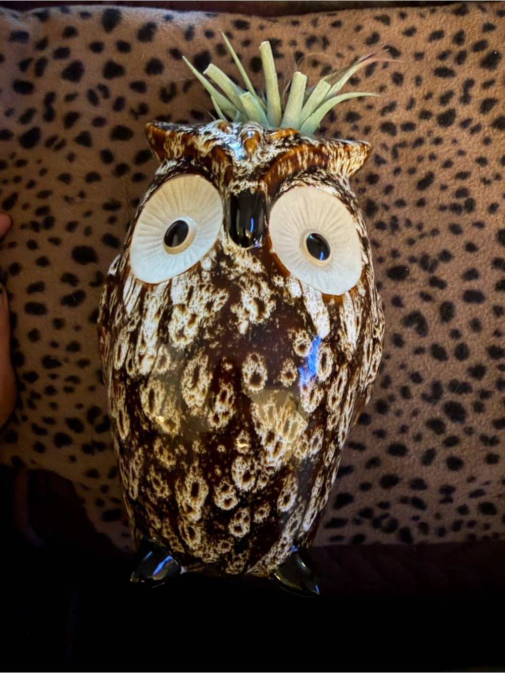 Expressions Ceramic Owl Vase